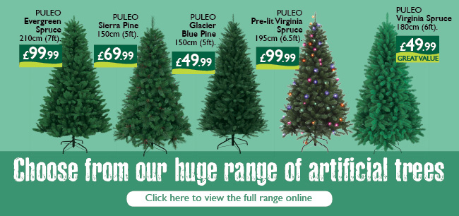 Garden & Leisure; Artificial Christmas Trees